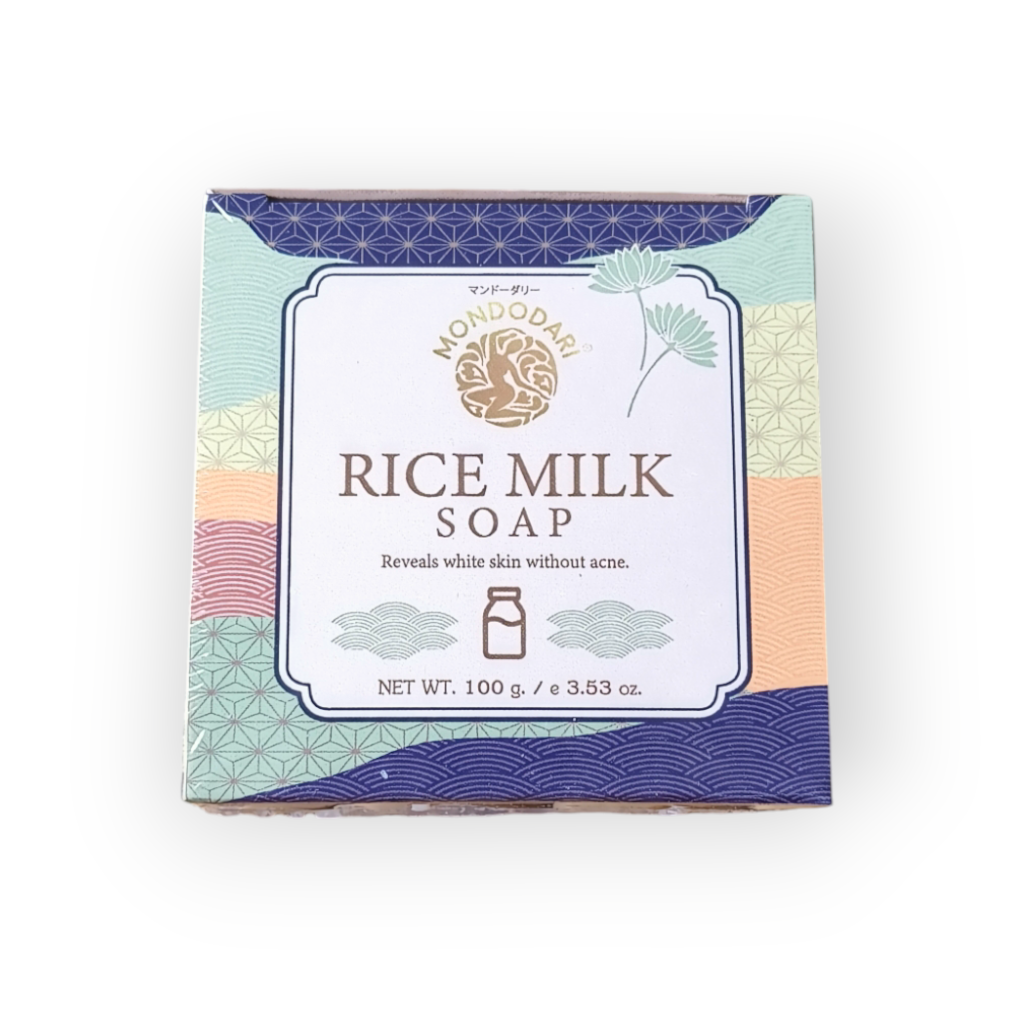 MONDODARI Rice Milk Soap (New Formula) สบู่น้ำนมข้าวสูตรใหม่