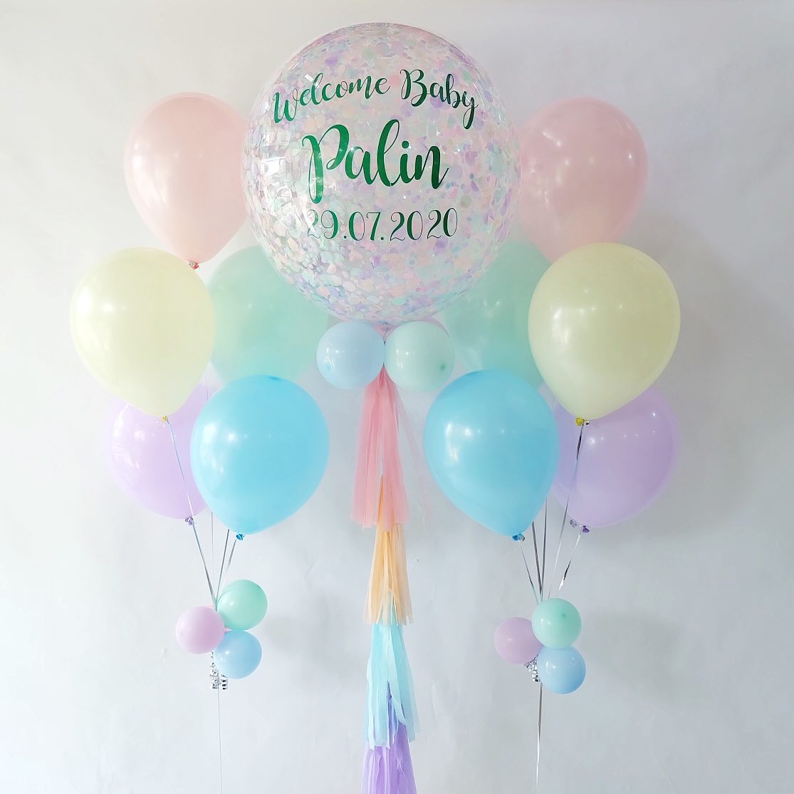 ลูกโป่งต้อนรับทารกน่ารักๆ Welcome Baby Cutie Candy Balloon Set