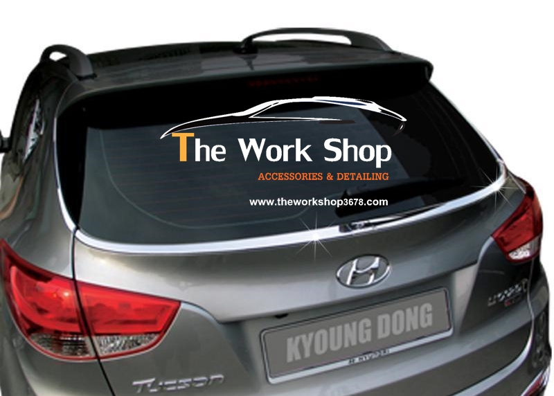 nRear Glass Molding for Tucson ( คิ้วโครเมี่ยมแต่งกระจกหลัง )