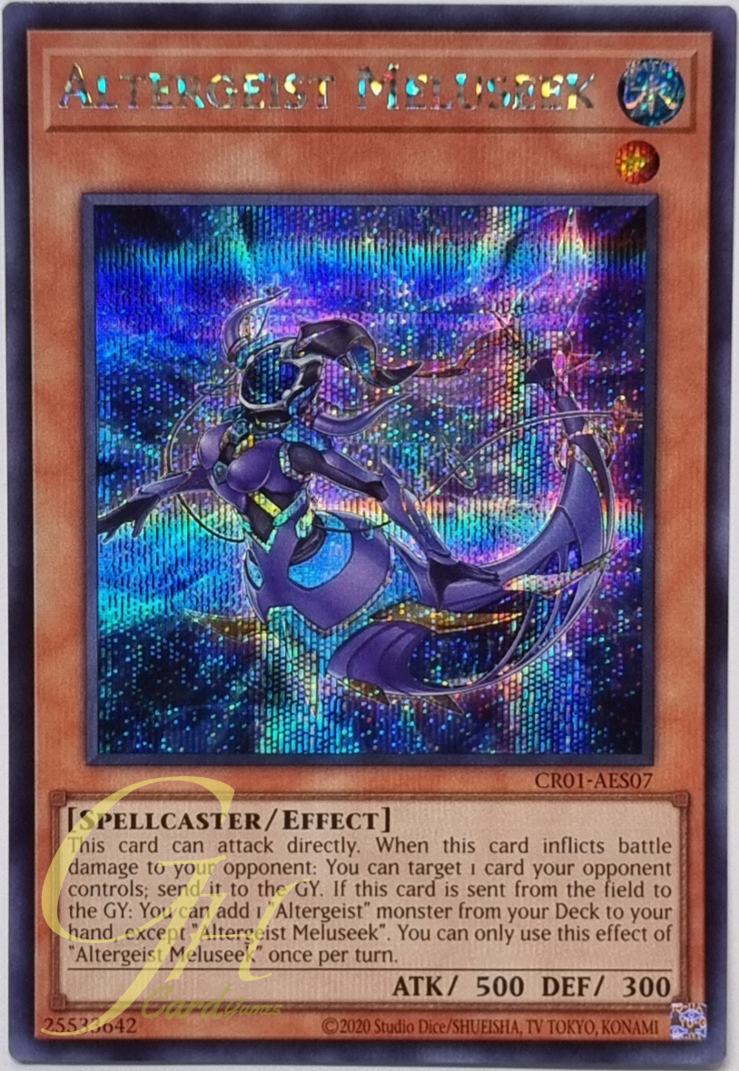 Yugioh [CR01-AES07] Altergeist Meluseek (Secret Rare)