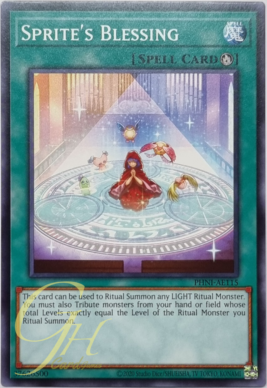 Yugioh [PHNI-AE115] Sprite's Blessing (Common)
