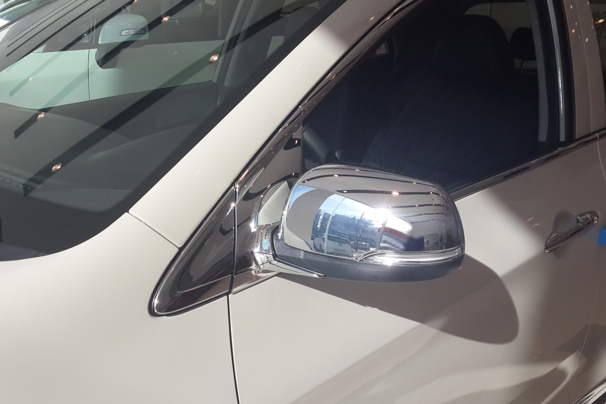 Side Mirror Cover for Picanto Type B : LED ( โครเมี่ยมครอบกระจกมองข้างแบบ B ที่มีไฟ LED )