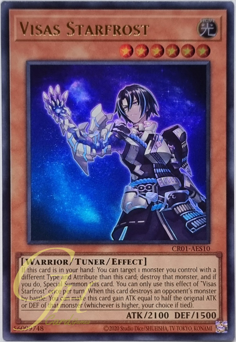 Yugioh [CR01-AES10] Visas Starfrost (Ultra Rare)