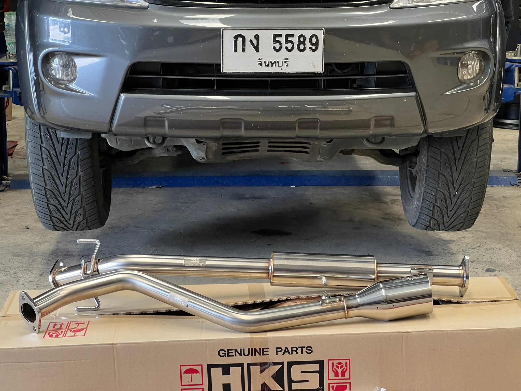 zt001 ท่อ hks สำหรับ toyotaFORTUNER ถููกสุดดีสุดต้องSTEP9