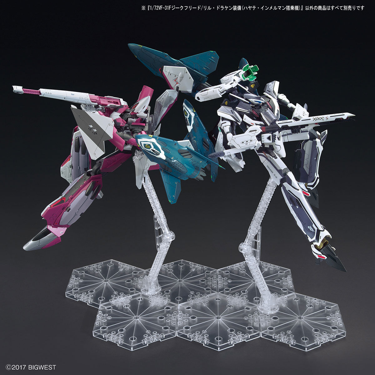 VF-31F Siegfried/Lill Draken Equipment (Hayate Immelman Custom) (Plastic model)