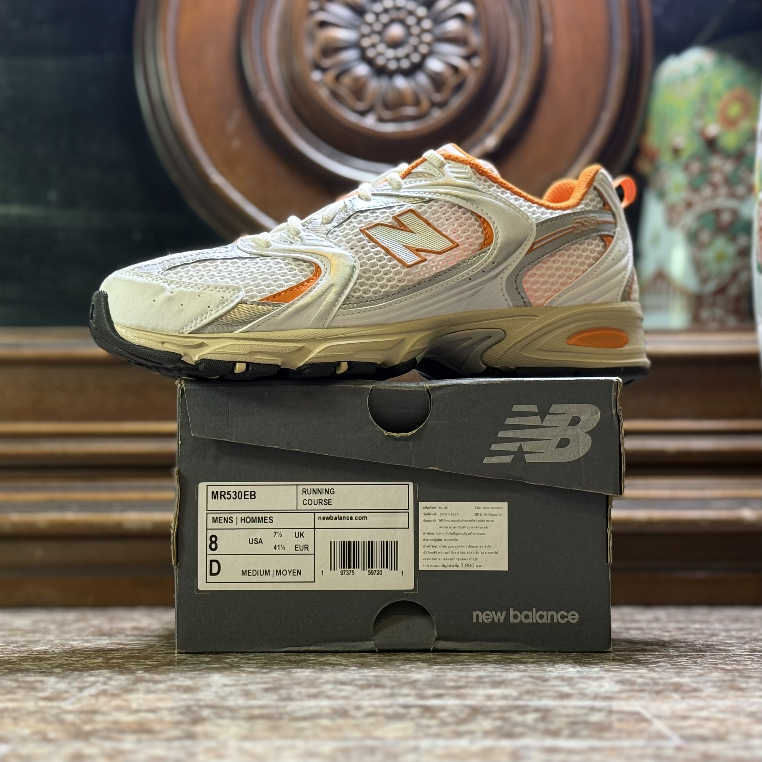 รองเท้า New Balance 530 ‘White/Sun Glow’ (M8/8.5/9/11US)