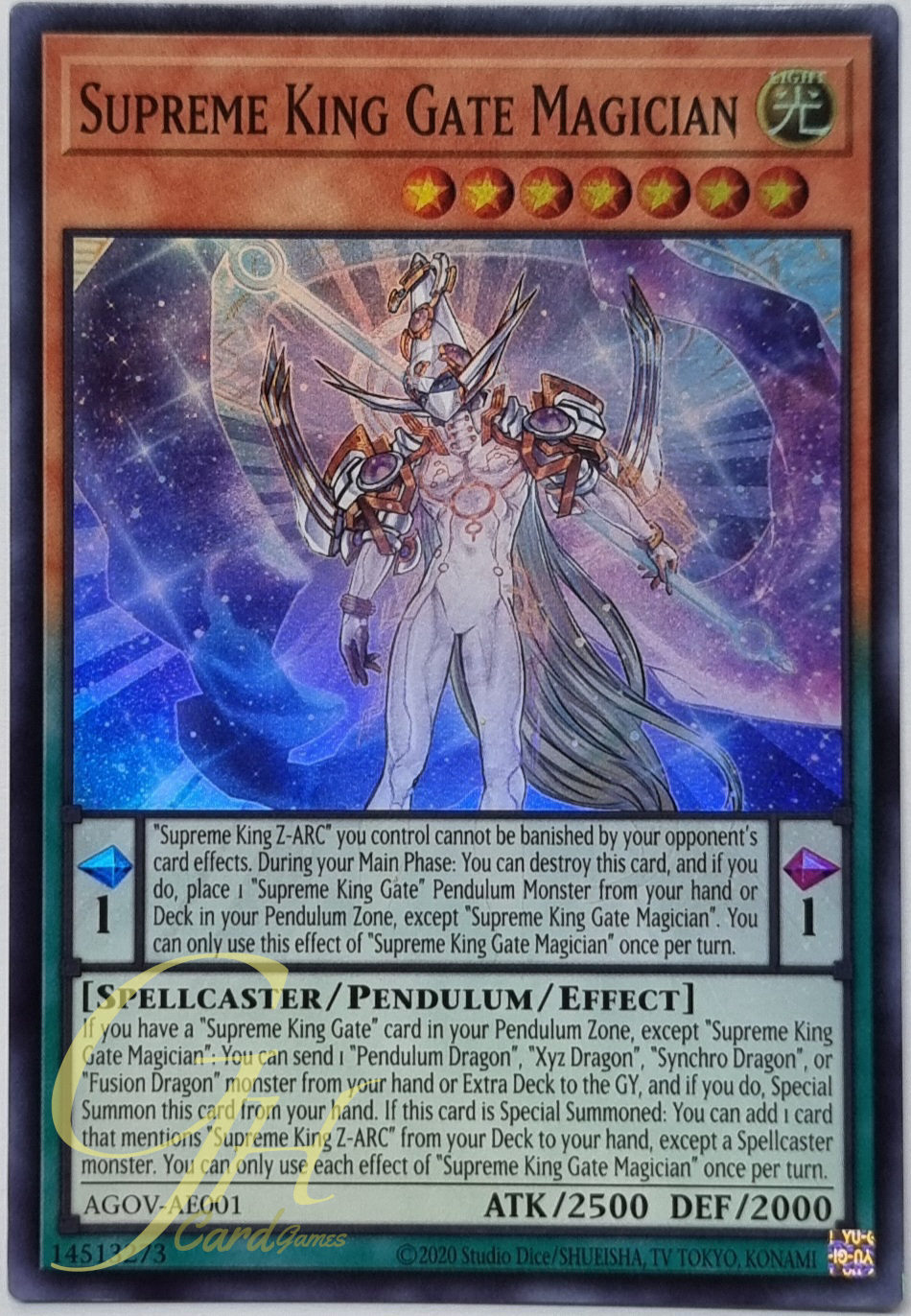 Yugioh [AGOV-AE001] Supreme King Gate Magician (Super Rare)