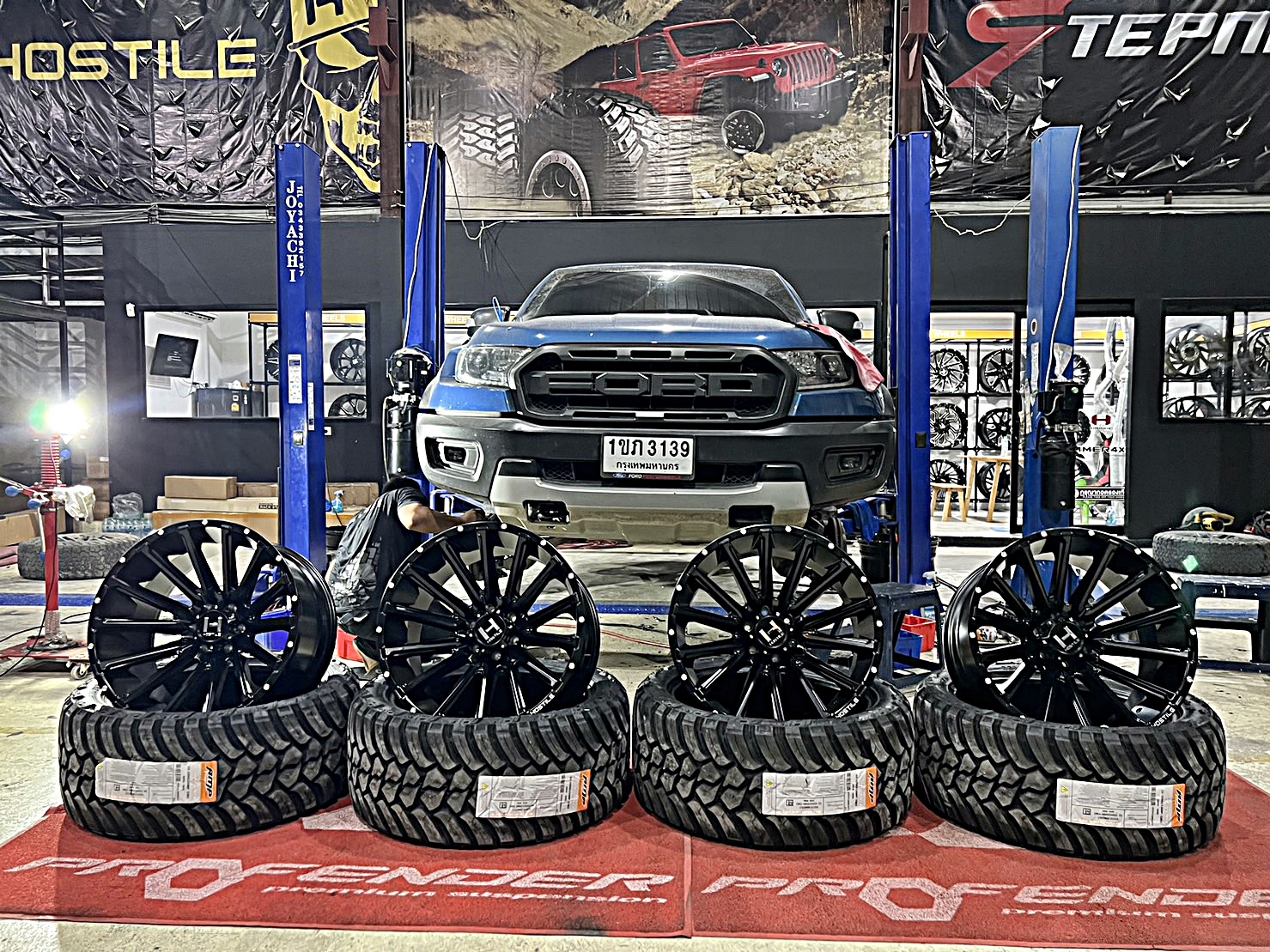 ล้อแท้ HOSTILE H123 ขอบ22 ใส่ FORD RAPTOR