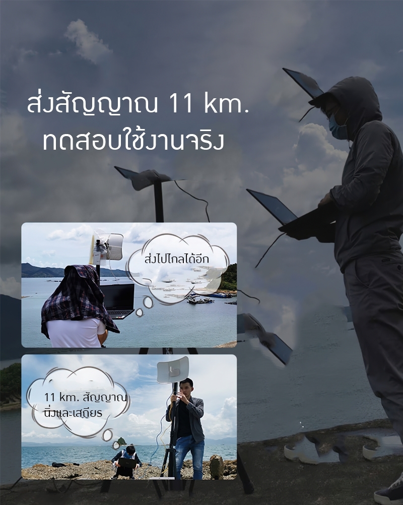 #เลิกผลิตแล้ว#18537 COMFAST 317A wifi point to point ไกลถึง 11km. เชื่อมต่อไร้สายกลางแจ้ง 5.8g ระยะไกล