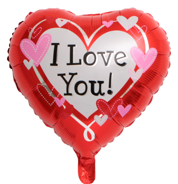 ลูกโป่งฟอยล์ love