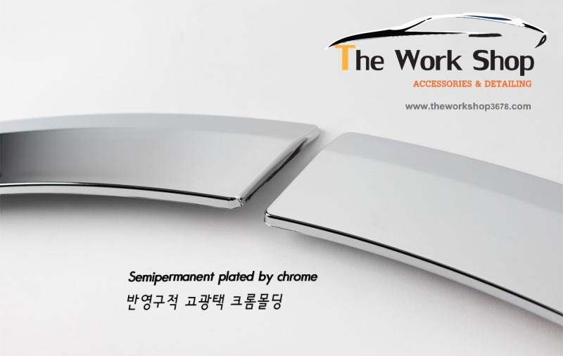 Fender Molding for Rio 5 Door ( ชุดโครเมี่ยมแต่งซุ้มล้อ )