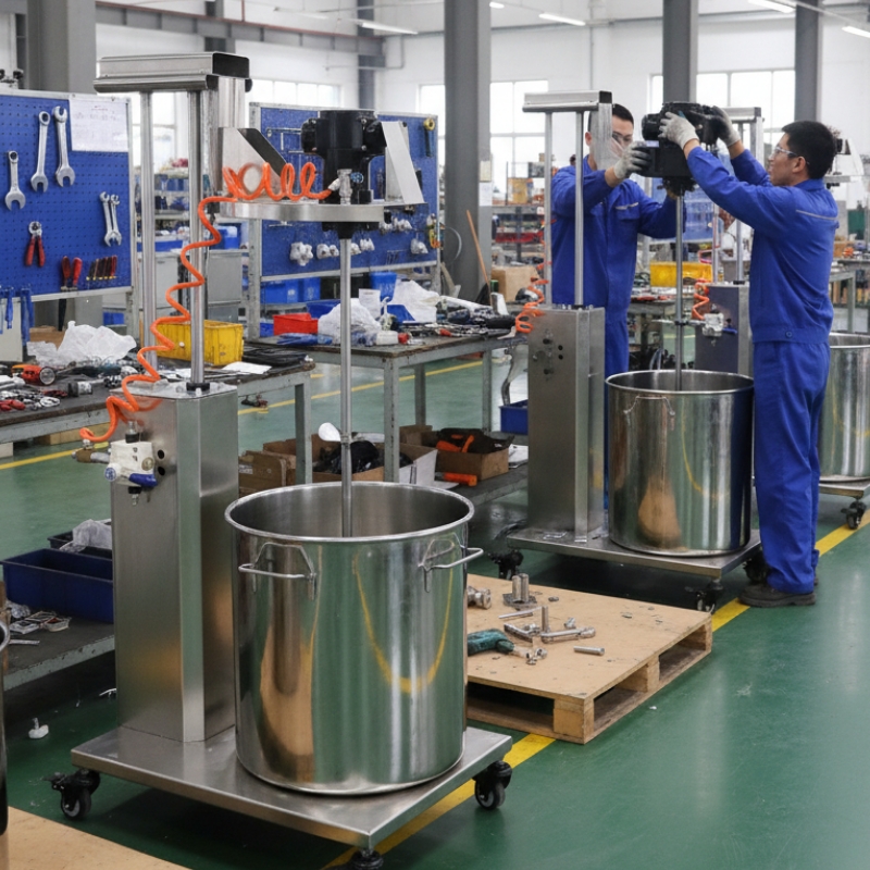 เครื่องกวนสี/หมึกด้วยลม (Pneumatic Mixer) SP