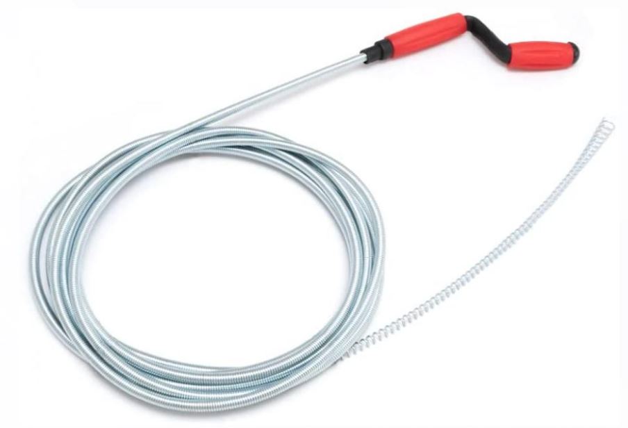 สลิงทลวงท่อน้ำแก้สิ่งอุตตัน งูเหล็ก Sling breaks through clogged pipes