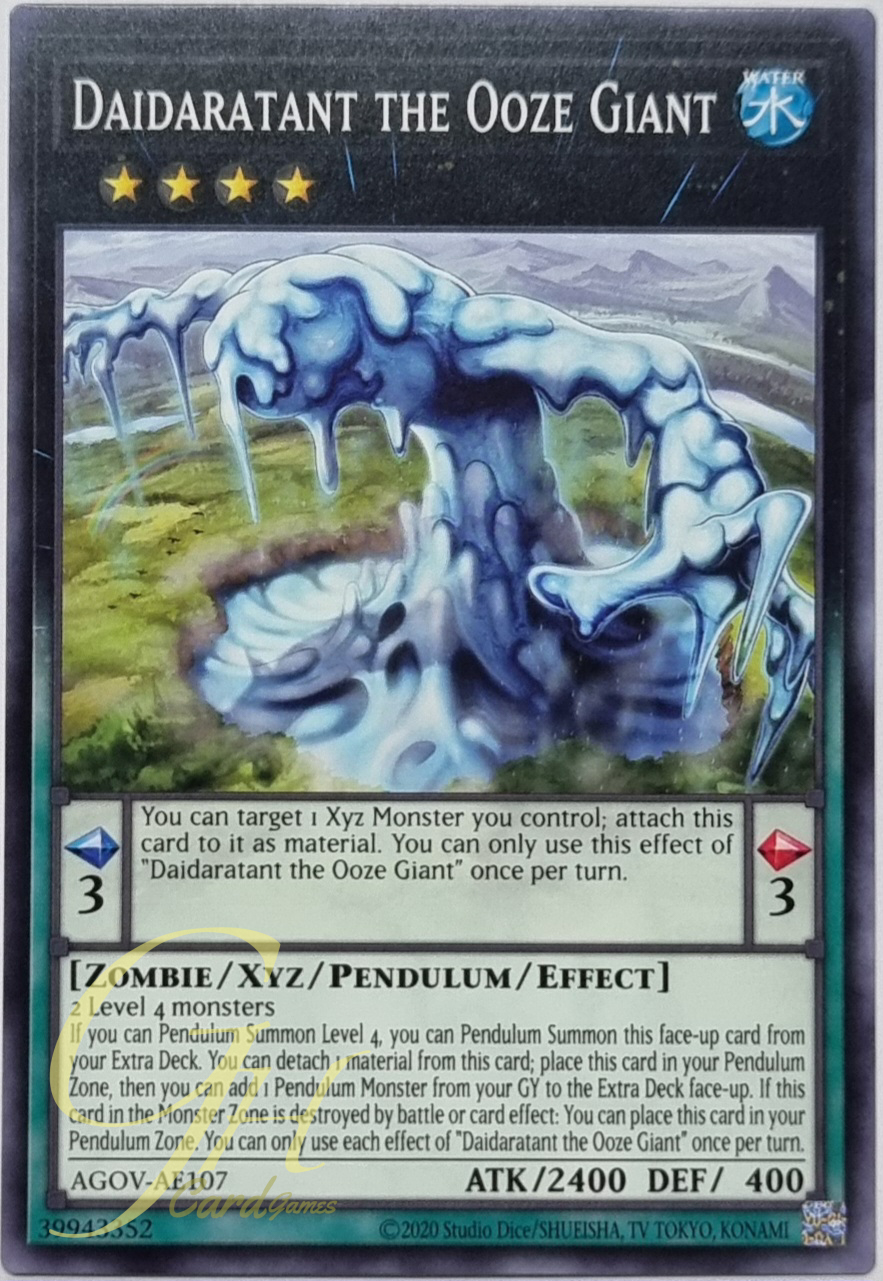 Yugioh [AGOV-AE107] Daidaratant the Ooze Giant (Common)