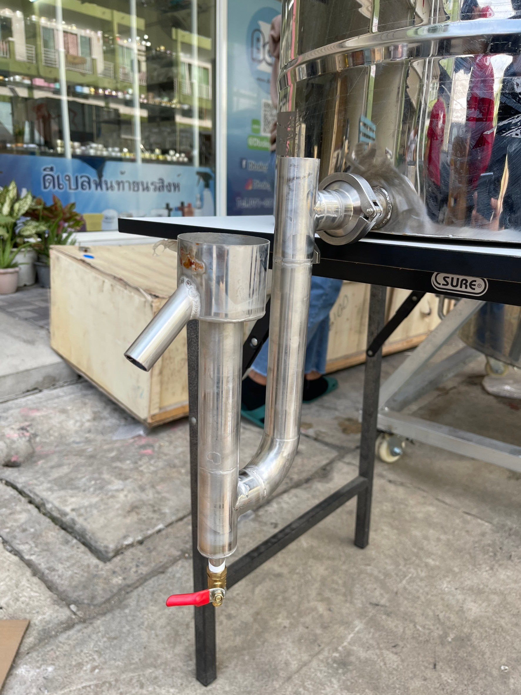 HNXS-01 หม้อกลั่นสแตนเลส 304 310/450/770/885 ลิตร