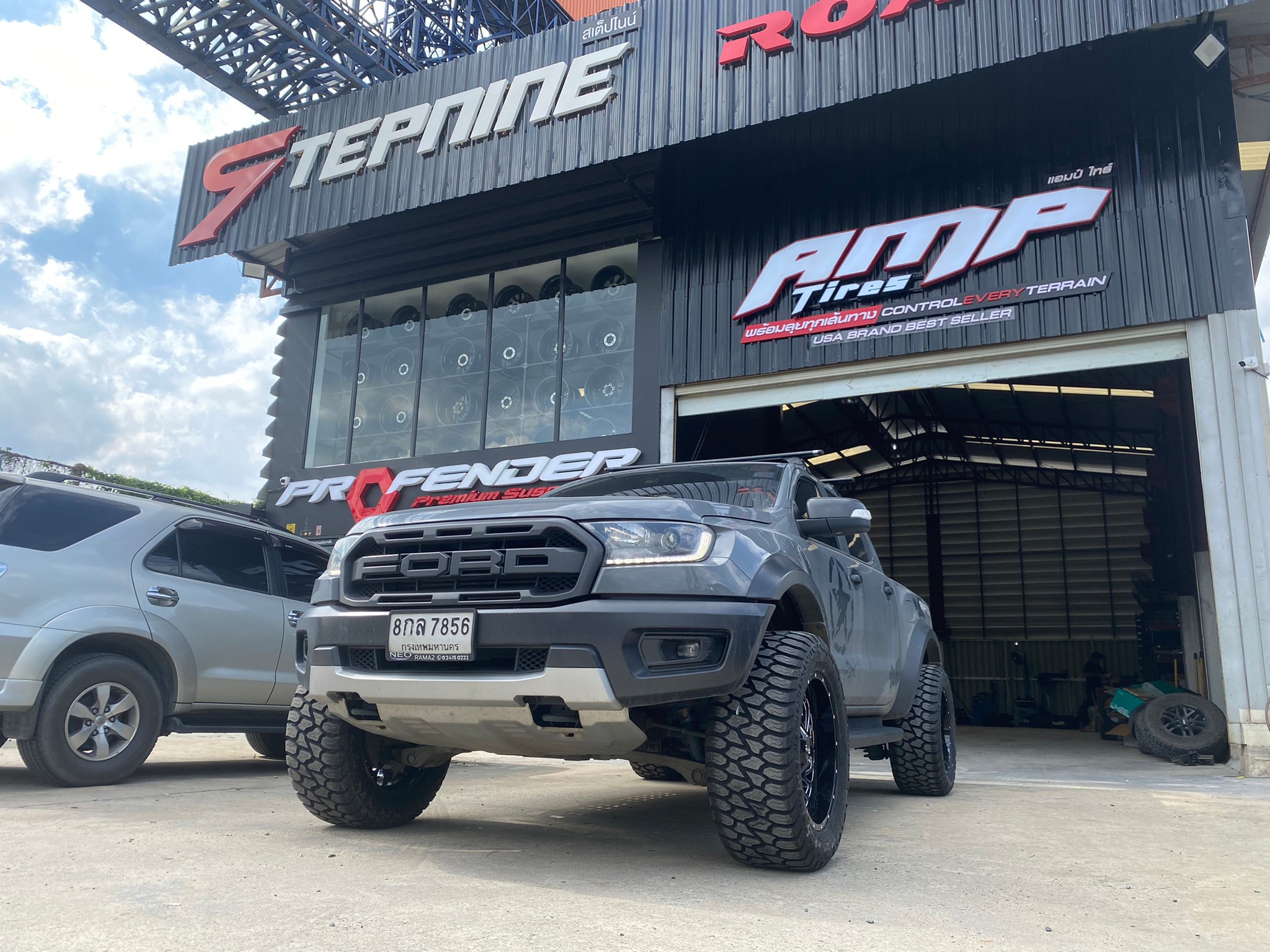 ชุดเเต่ง FORD RAPTOR! OASIES E120 20X10 -19 BMI AMP ATA 305/55R20 Y22 ยกก้อนรองหน้า + แต่งซุ้ม