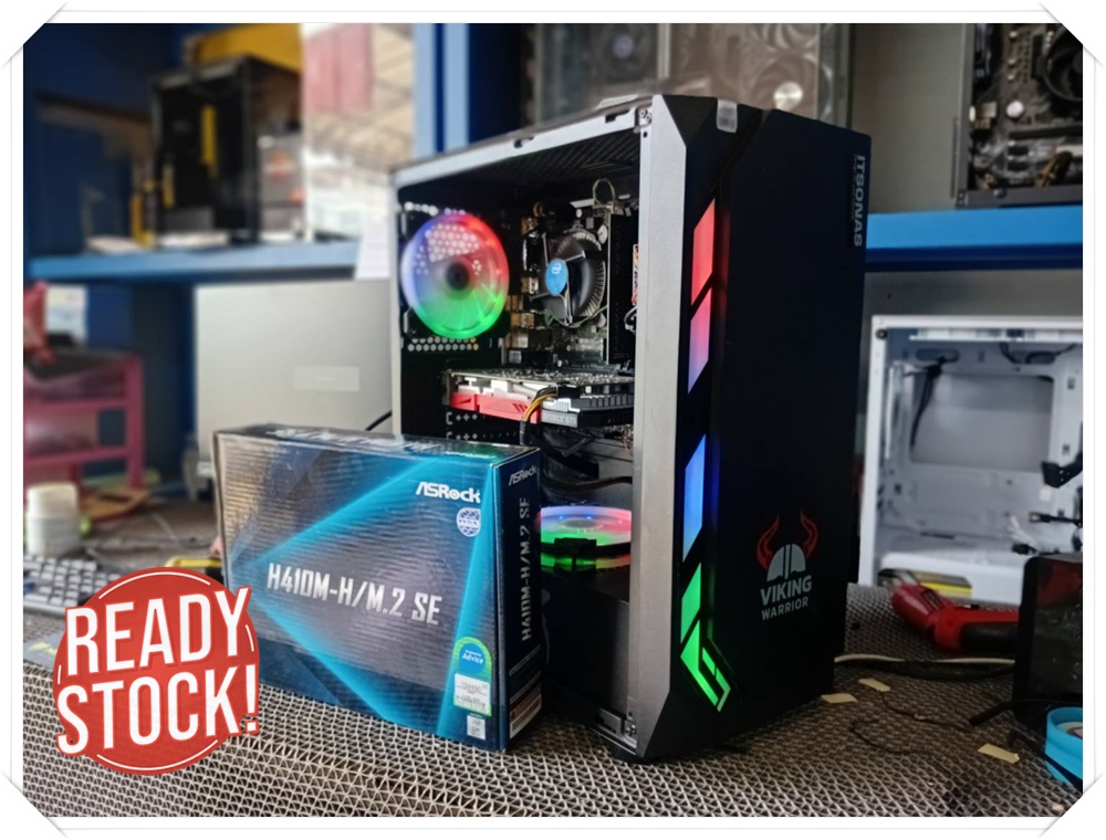 (มือ2 เปลียนบอร์ดใหม่) คอมสเปคเล่นเกมส์ I3 10100F+ GTX1650 SUPER