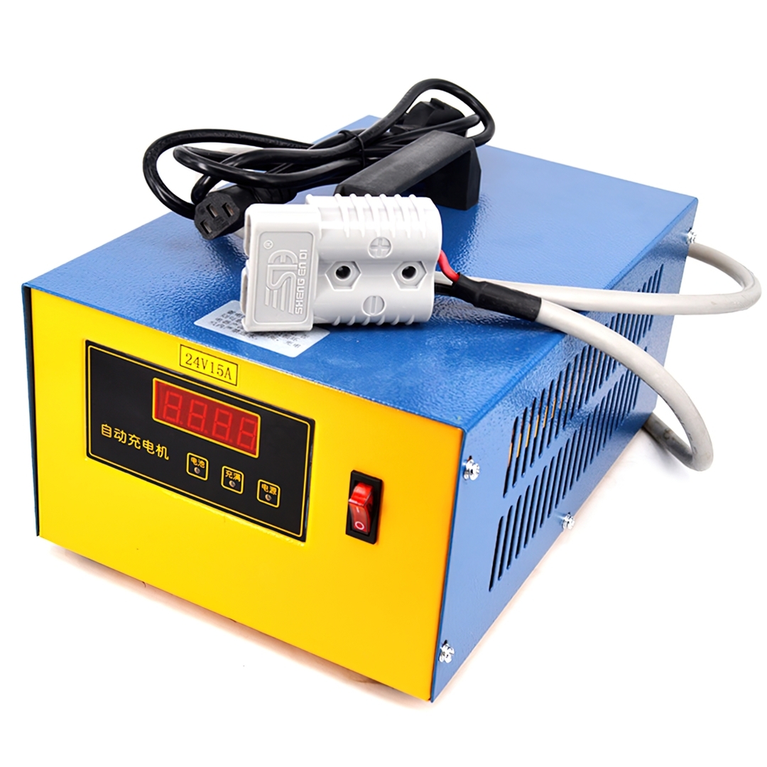 เครื่องชาร์จแบตเตอรี่ สำหรับรถ hand stacker ไฟฟ้า 12V/18A , 24V/15A