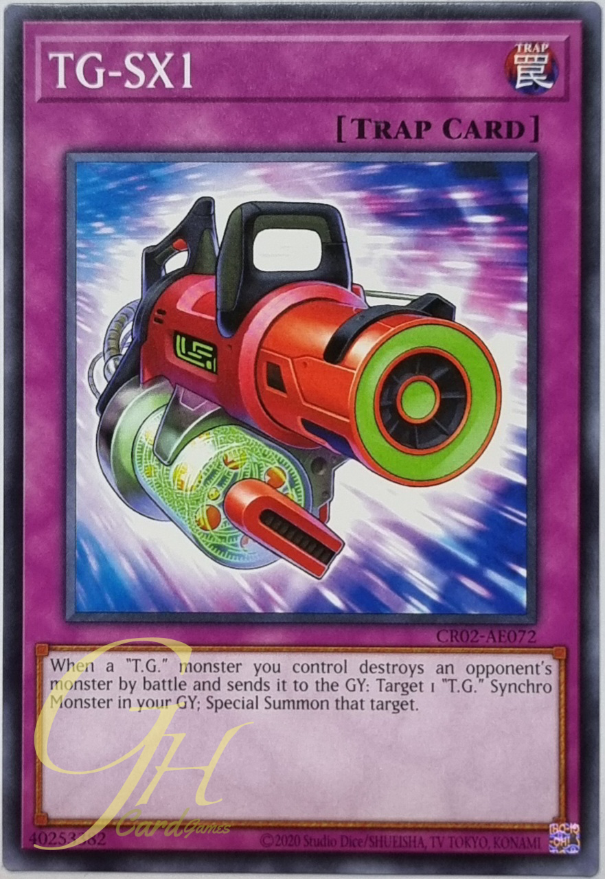 Yugioh [CR02-AE072] TG-SX1 (Common)