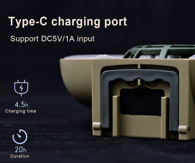 Portable Wild Land Disc Fan Light LED Camping Lantern