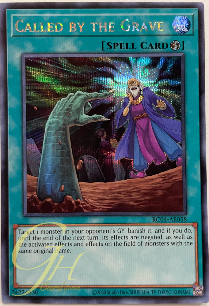 Yugioh [RC04-AE058] Called by the Grave (Secret Rare)