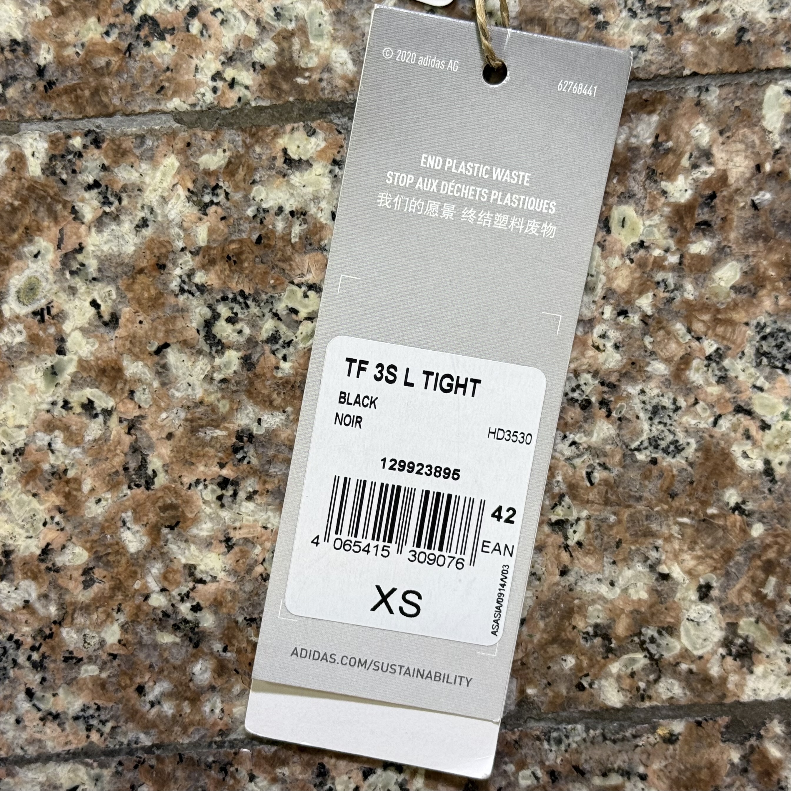 กางเกง Adidas TechFit 3-Stripes AeroReady Long Tights ‘BLACK’ (XS,S)