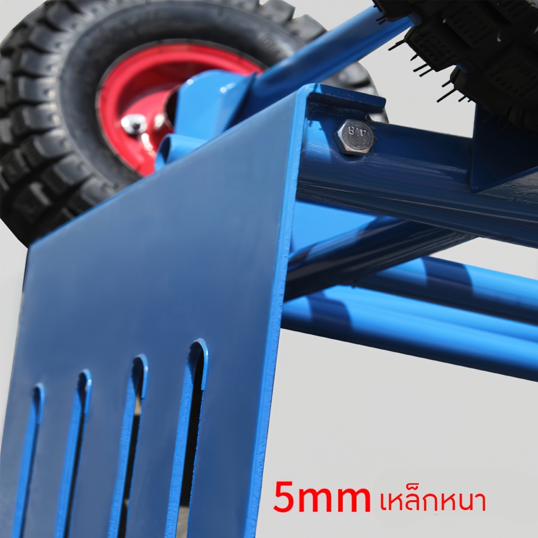 DD2 รถเข็นของตลาด 2ล้อหลังตรง มีทั้งแบบล้อตันกับล้อเติมลม รับน้ำหนักได้สูงถึง 500 Kg.