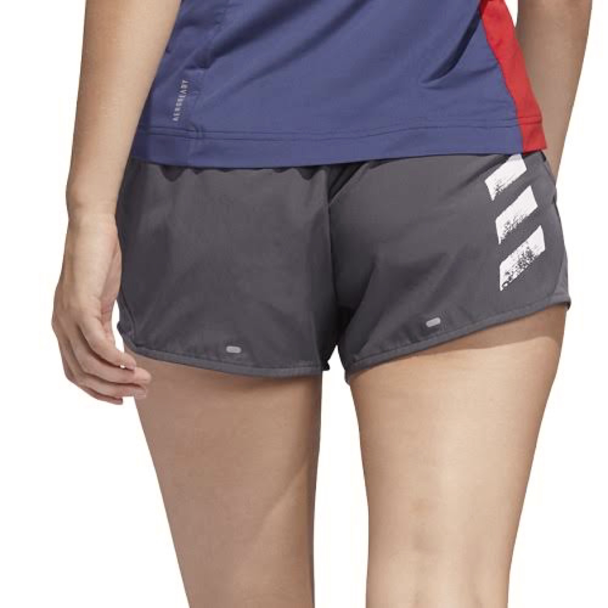 กางเกงวิ่ง Adidas Run IT 3-Strips PB 4” Running Shorts Women (S,M)