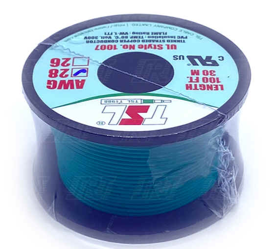 สายไฟอ่อน UL1007 เบอร์AWG-28 /ยาว 100FT (Standard Wire) AWG-28