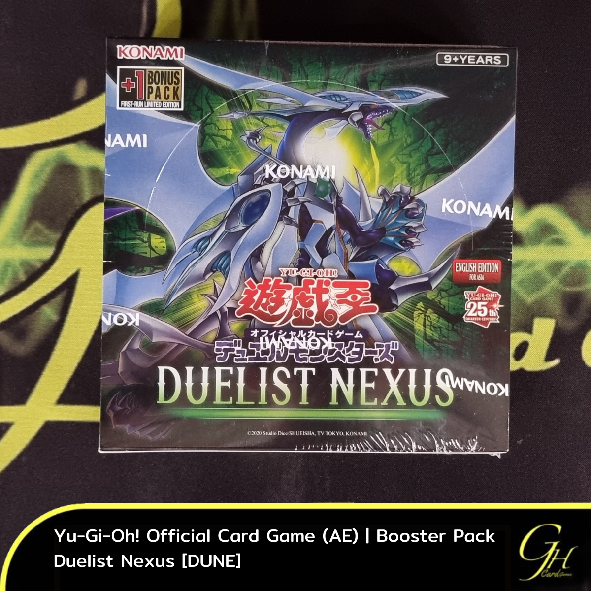 Yugioh [DUNE-01BOX-AE] Yu-Gi-Oh's Booster Pack「Duelist Nexus」:Asia Englias แบบ 1 กล่อง (มีซอง+1)