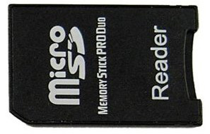 Sandisk Micro SD & MicroSDHC to MS Pro Duo Adapter
