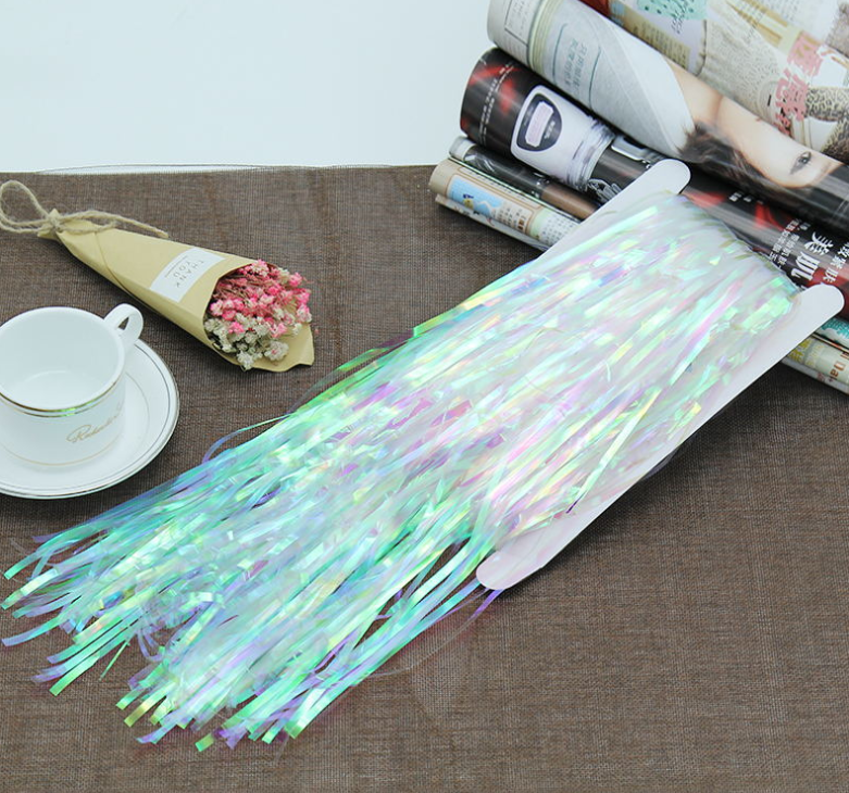 ม่านวิ้งสีขาววิ้ง ขนาด1*2 M