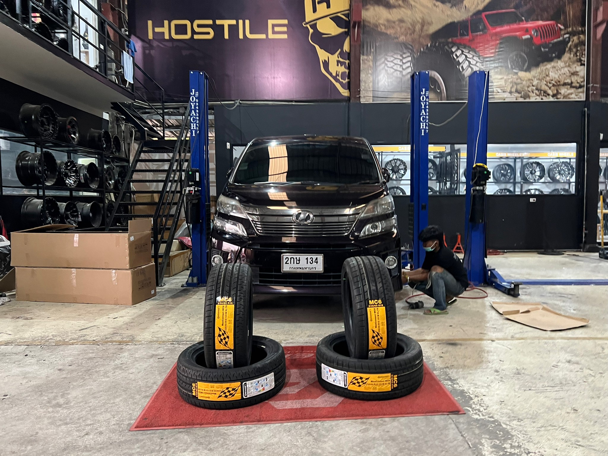 ยาง CONTINENTAL 235/50-18 MC6 ปี22