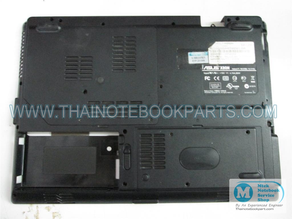 MT04369 บอดี้ล่าง Asus X80N - 13GNFX1XP0XX, 13GNGN3AP013-4 Mainbioard Buttom Casing (มือสอง) ราคาชิ้นละ 450.00 บาท 2