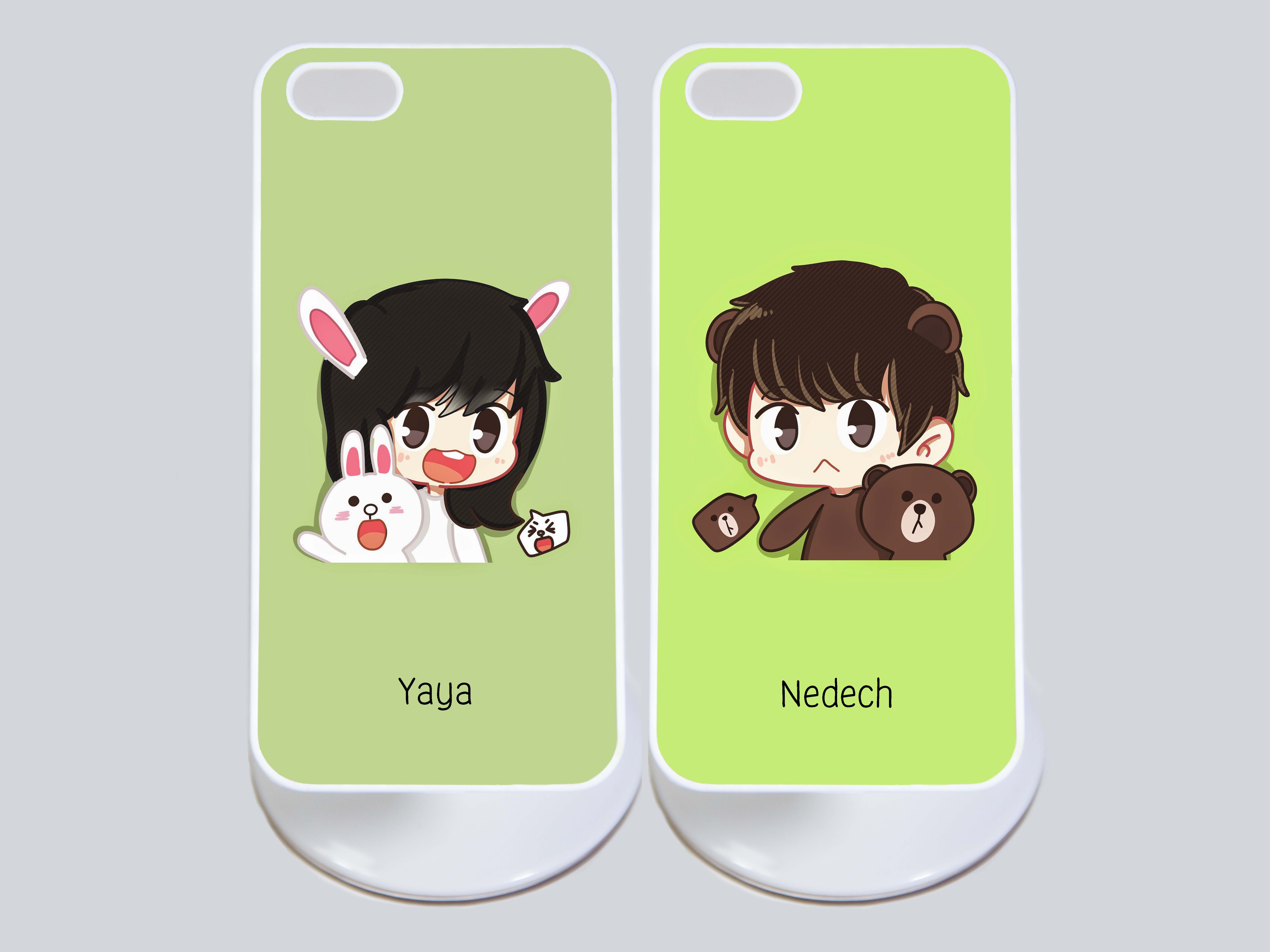เคสคู่ ลายการ์ตูน