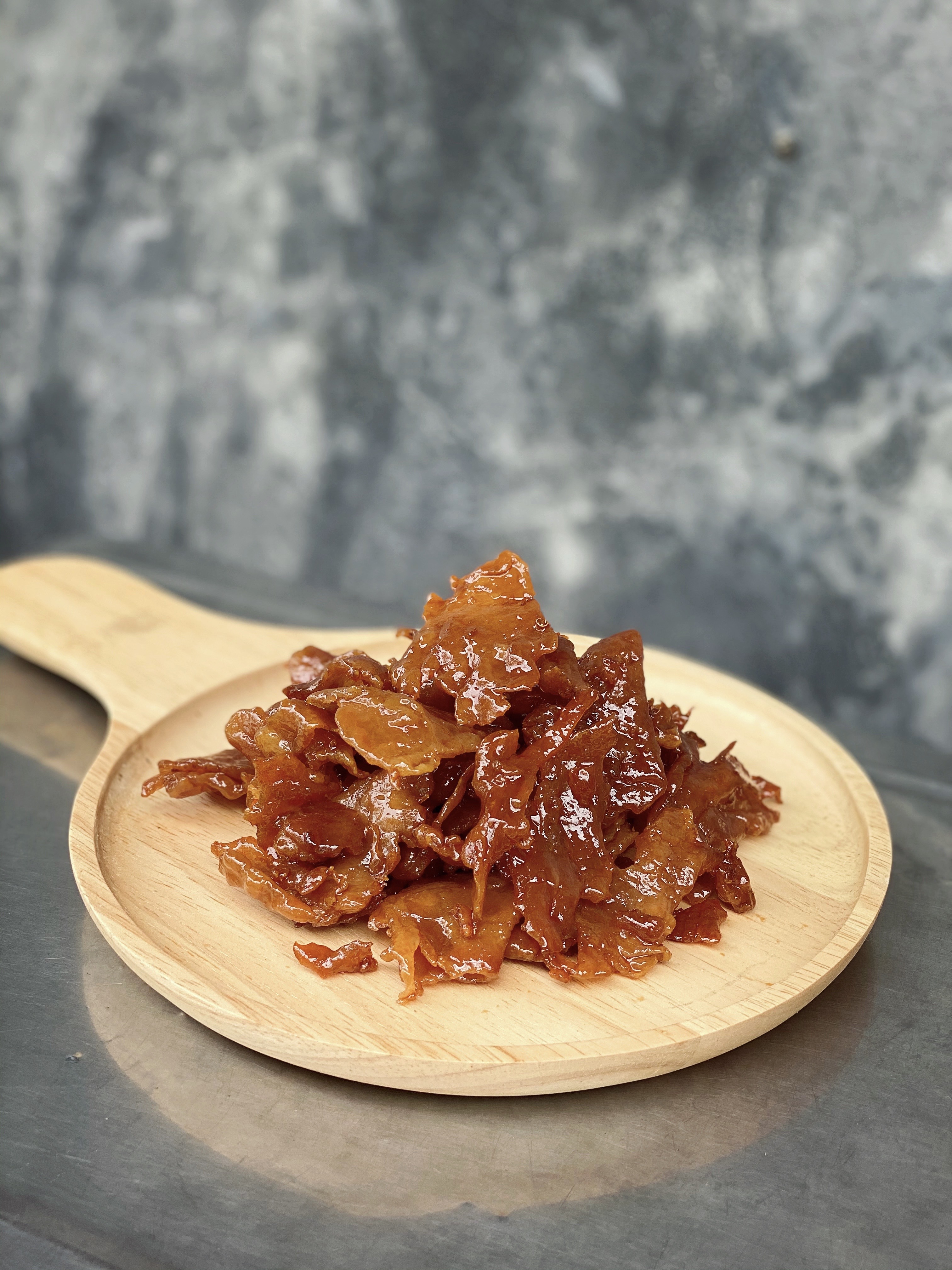 หมูแดดเดียว สูตรนิ่ม ไม่ติดมัน ทอดเสร็จพร้อมส่ง ราคาถูก