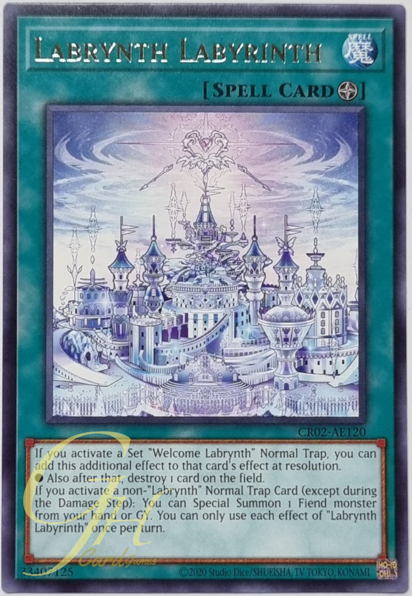 Yugioh [CR02-AE120] Labrynth Labyrinth (Rare)