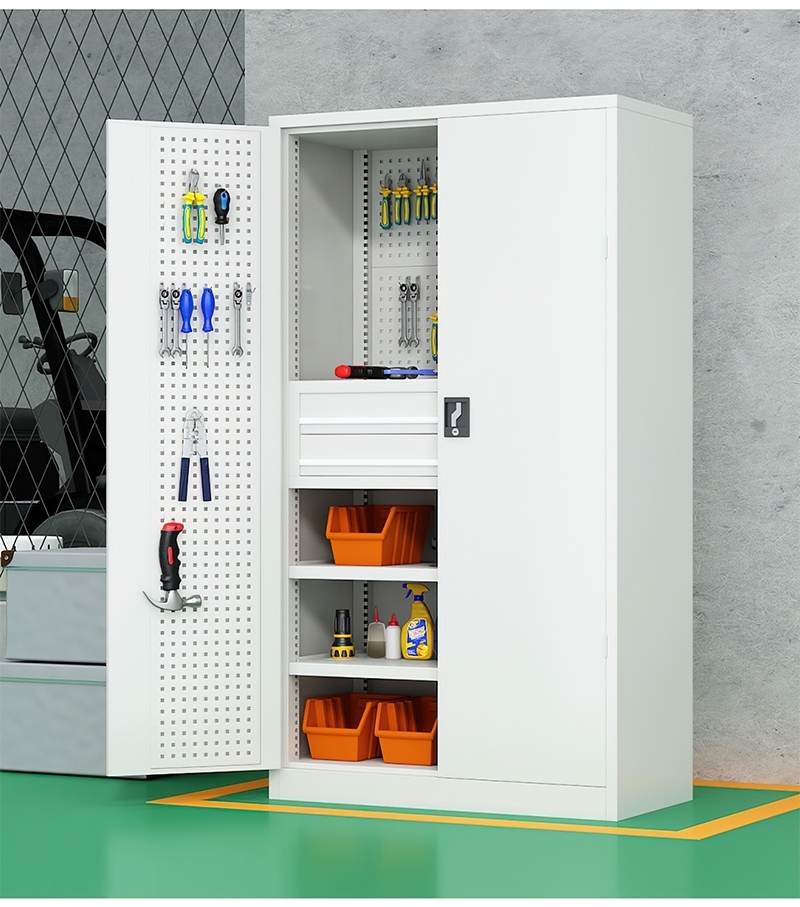 ตู้เก็บเครื่องมืออเนกประสงค์ บานประตูคู่ เก็บอะไหล่ เครื่องมือช่าง รุ่น SSM-01
