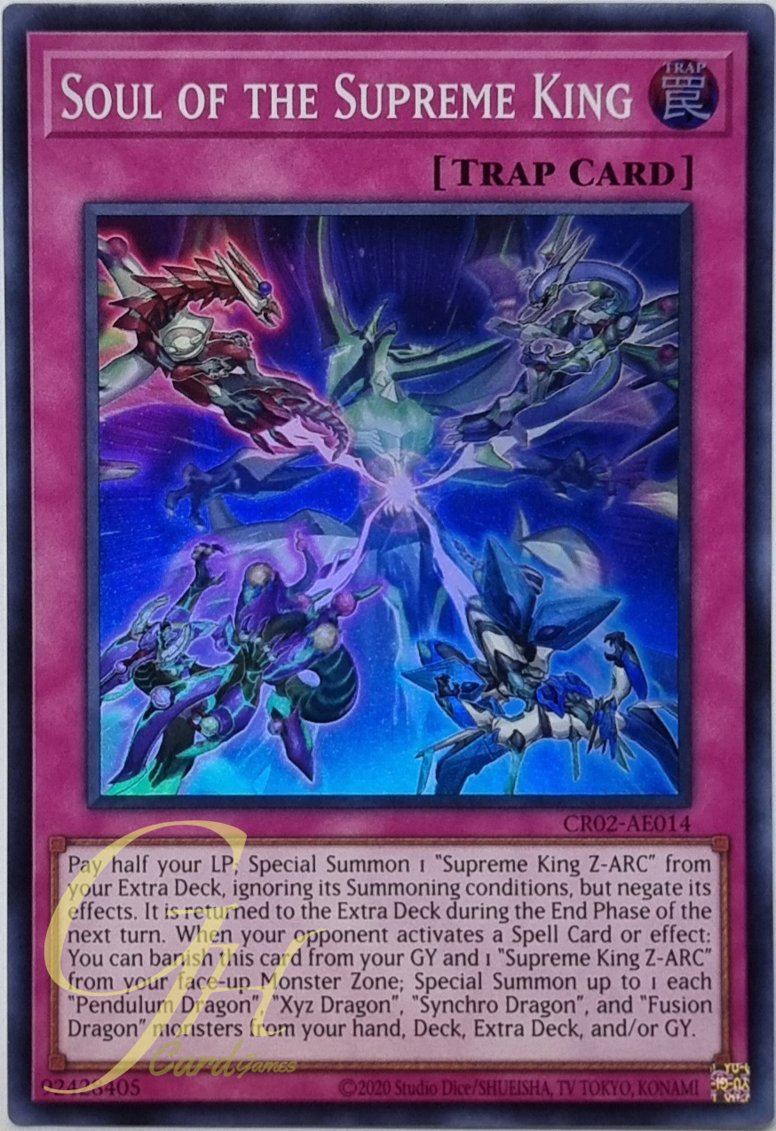 Yugioh [CR02-AE014] Soul Of The Supreme King (Super Rare)