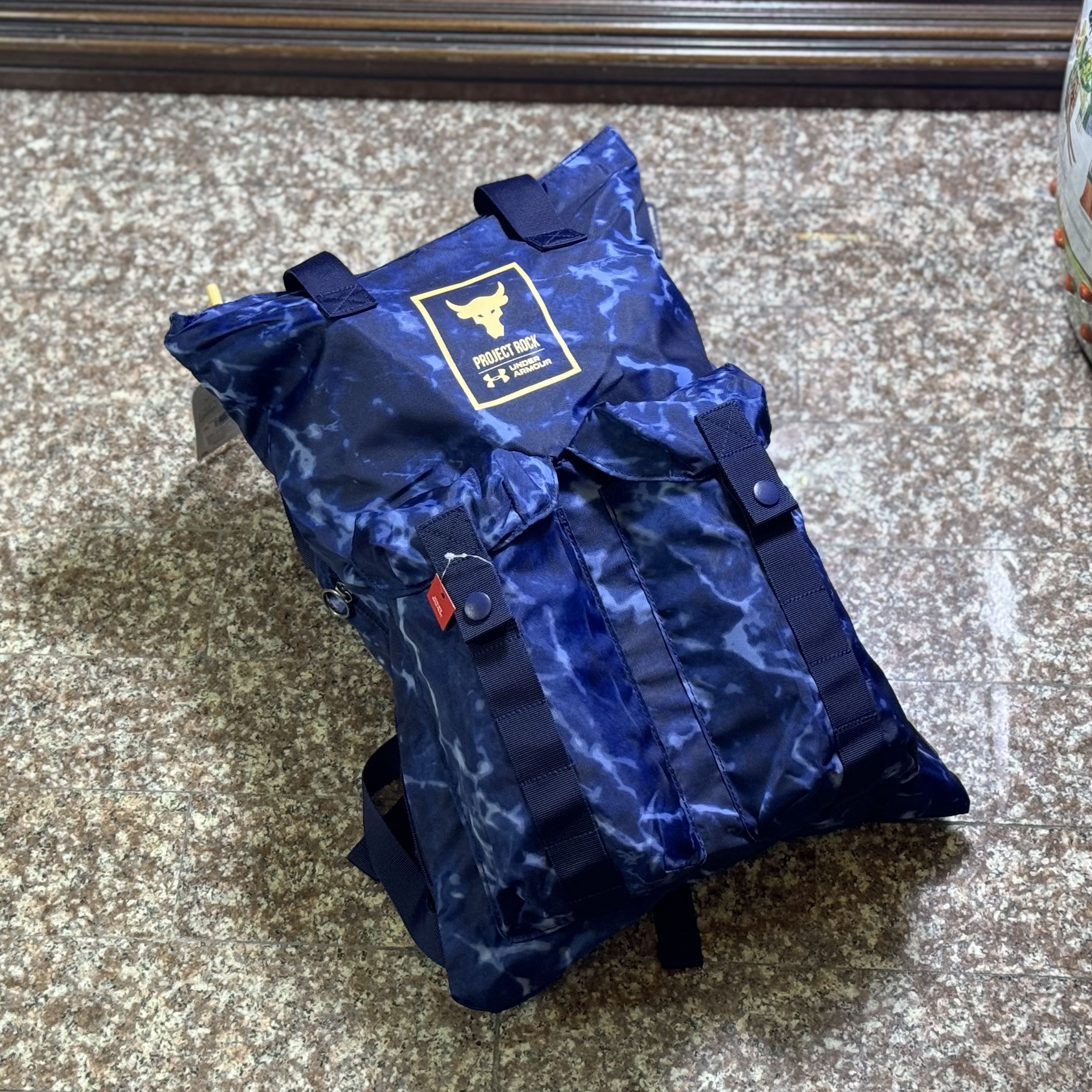 กระเป๋า Under Armour Project Rock Gym Sack ‘Camo/Midnight’ (19L)