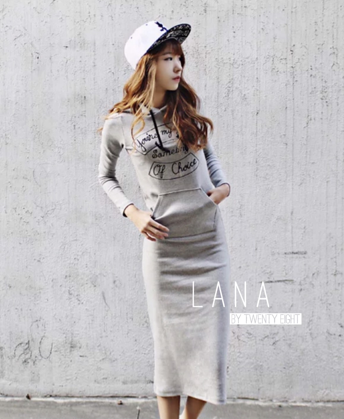 เดรสแขนยาว มีฮู๊ด