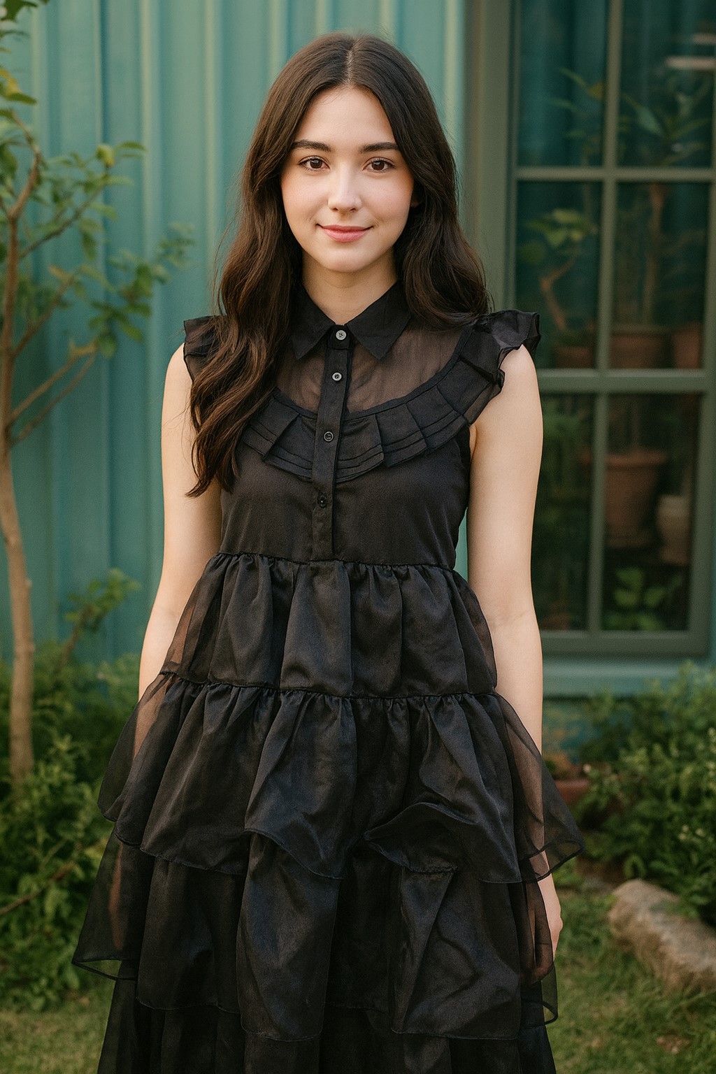 เดรสดำ คอสเพลย์ฮาโลวีน