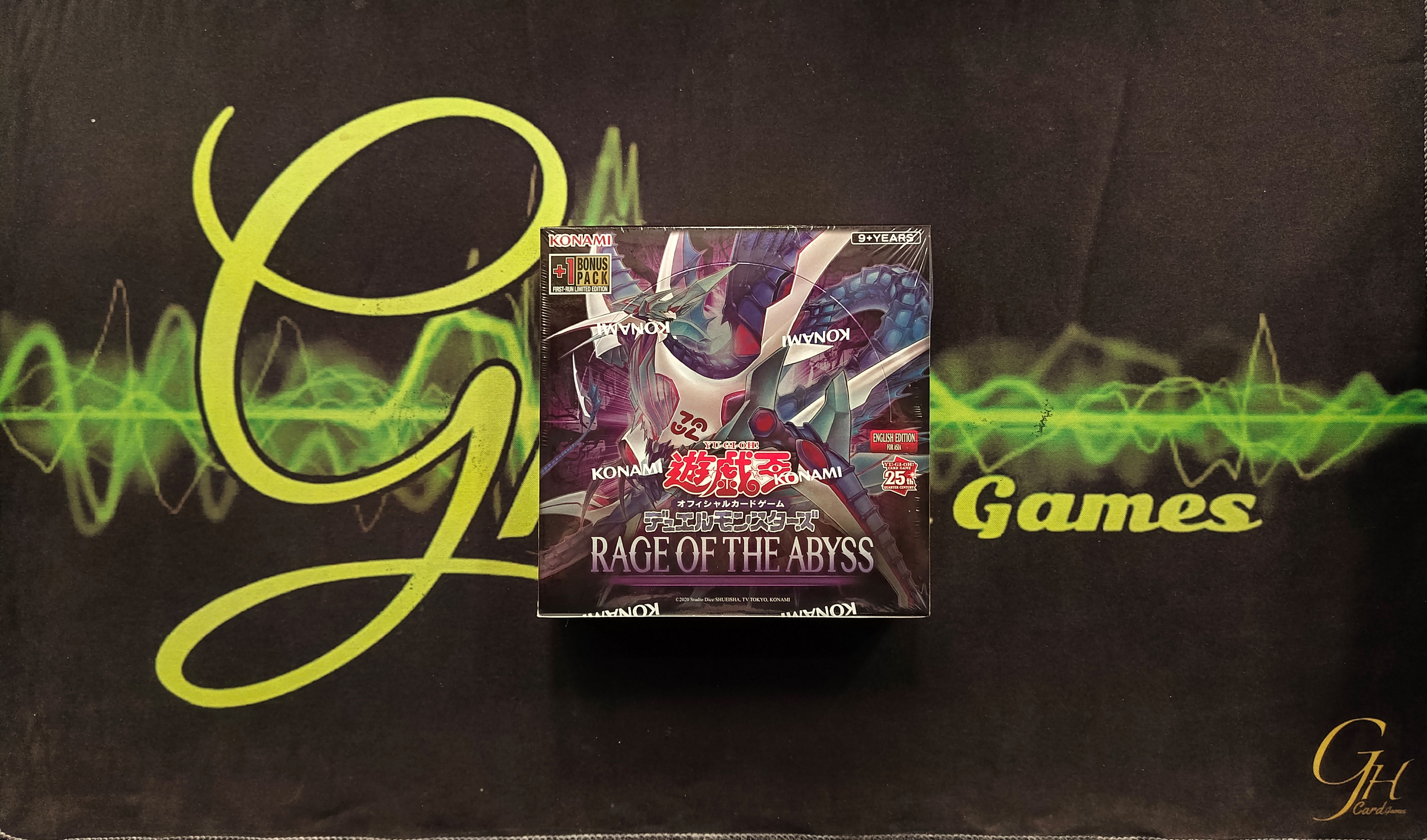 Yugioh [ROTA-01BOX-AE] Yu-Gi-Oh's Booster Pack「Rage of the Abyss」:Asia English แบบ 1 กล่อง (มีซอง+1)