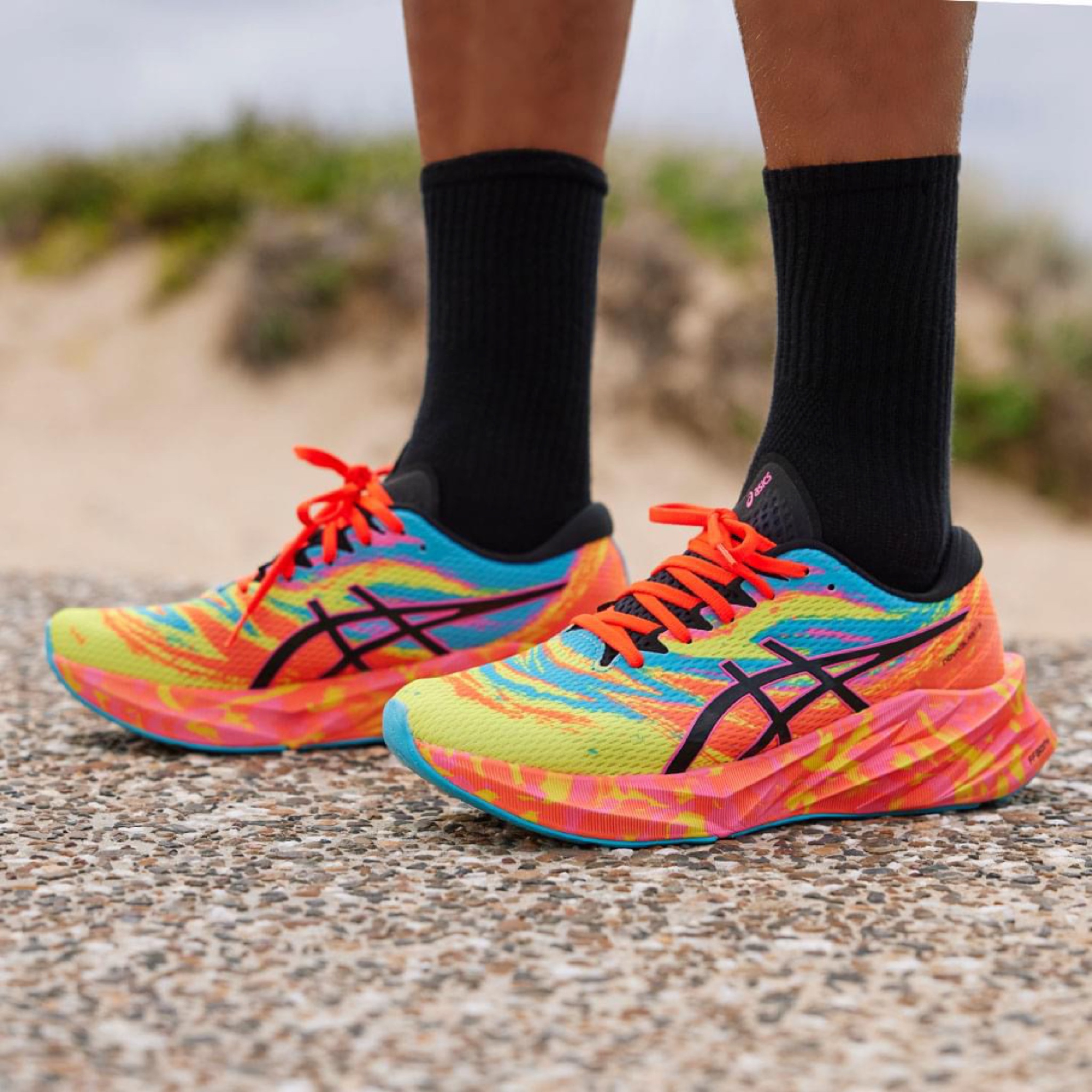 รองเท้าวิ่ง ASICS NovaBlast 3 ‘Color Injection’ (W8US)