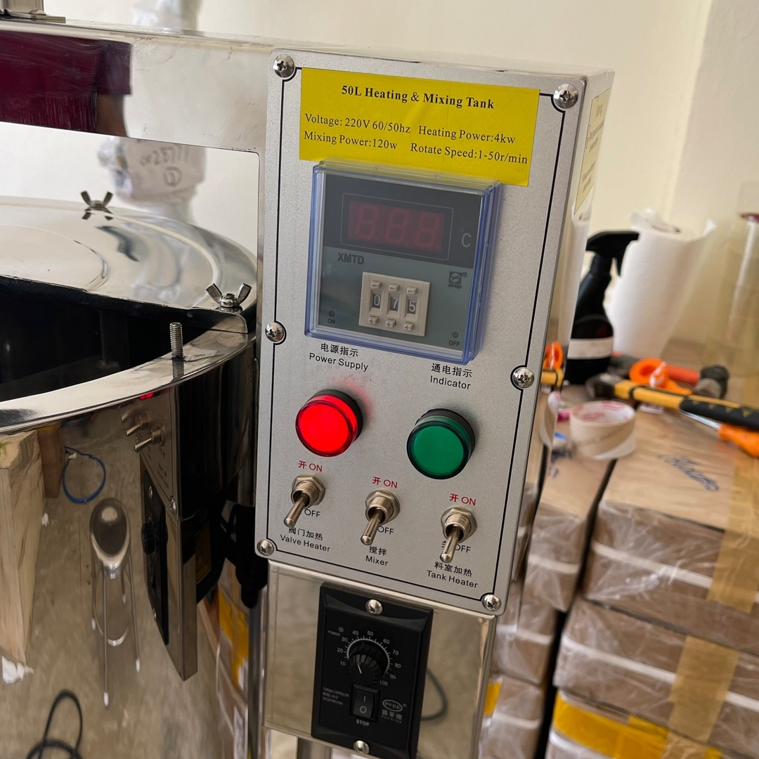 16794 หม้อต้มหม้อกวน 2ชั้น ทำความร้อนได้สูงสุด 100 องศา 50L รุ่น pro OTXY-01