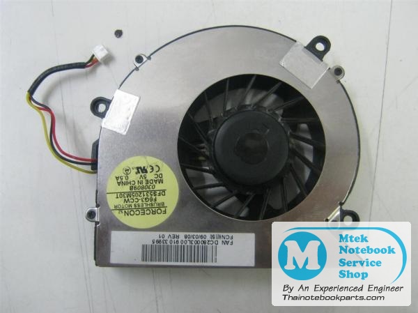 MT01652 พัดลมระบายความร้อนโน๊ตบุ๊ค Acer Aspire 5220 5310 5520 7220 - DC280003L00, DFS531205M30T Cooling Fan (มือสอง) 2
