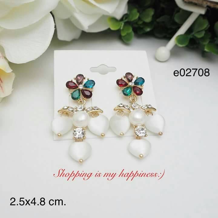 ต่างหูงานเกาหลีปลอดนิกเกิ้ล