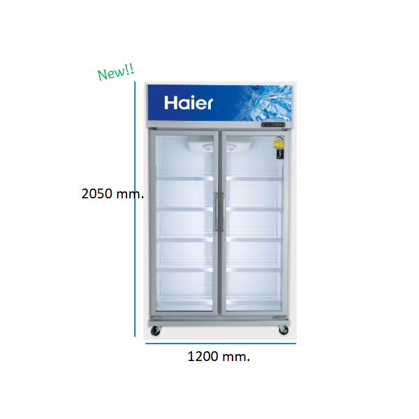 HAIER ตู้แช่เครื่องดื่ม 2 ประตู ขนาด 36 คิว รุ่น SC-1700PCS2-LED V5 รับประกันคอมเพรสเซอร์ 5 ปี สอบถามสินค้า พร้อมส่วนลด ทัก line @srchomelcd