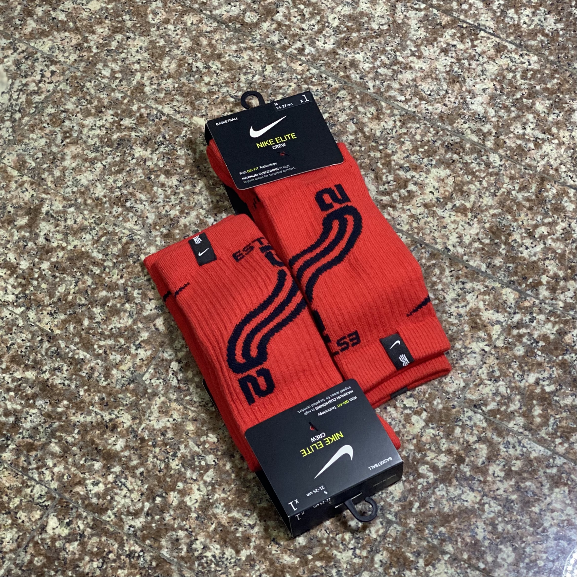 ถุงเท้า Nike Elite Crew Sock ‘RED’ (S)