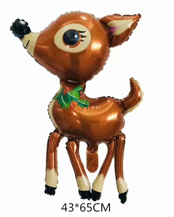 Reindeer Foil Balloon /ลูกโป่งมินิกวางเรนเดียร์ขายาว